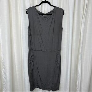 Athleta striped fitted dress